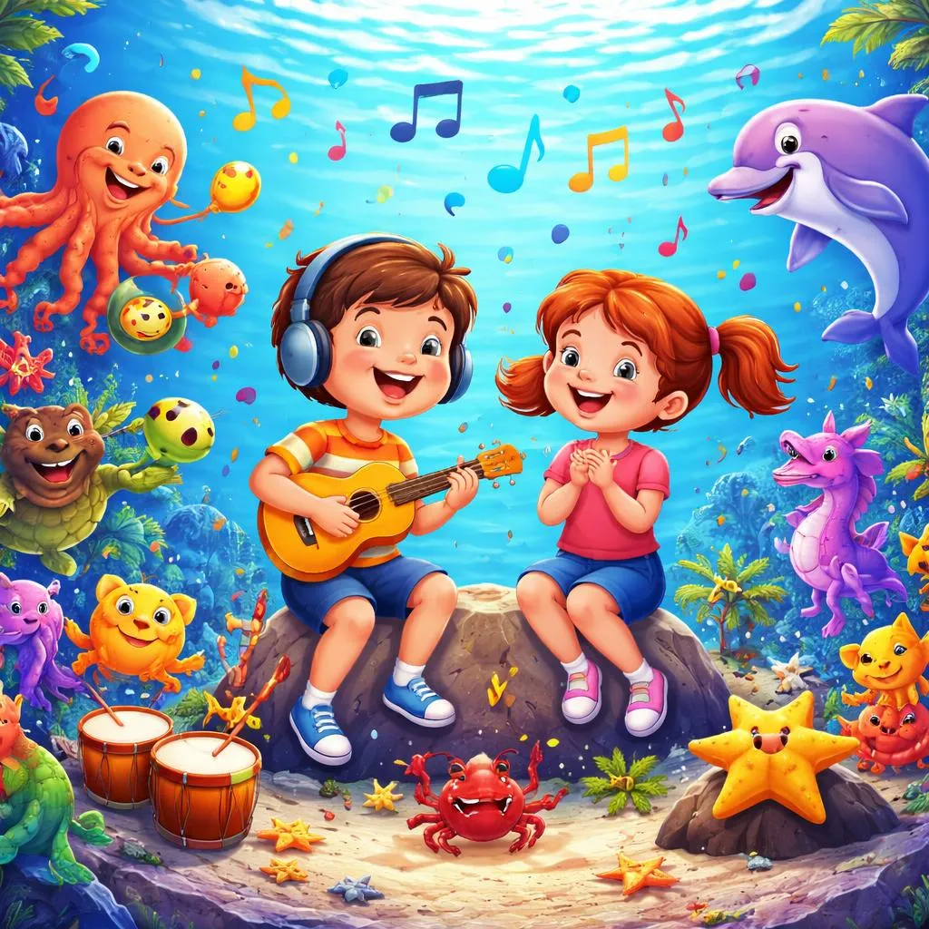 Discover the Magic of under the sea song lyrics for Fun English Learning Through Music, Stories, and Ocean Adventures