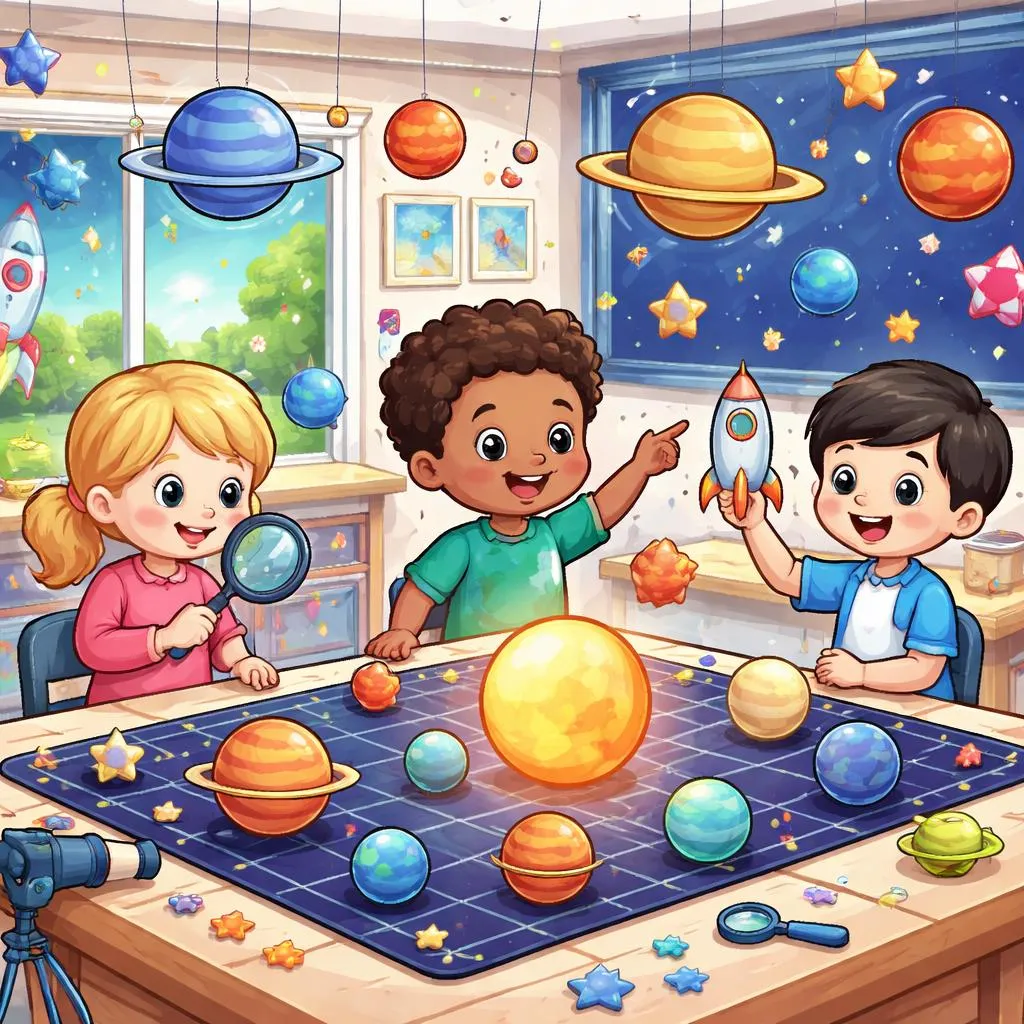 Открываем Вселенную шаг за шагом: руководство по названиям планет для юных изучающих английский язык