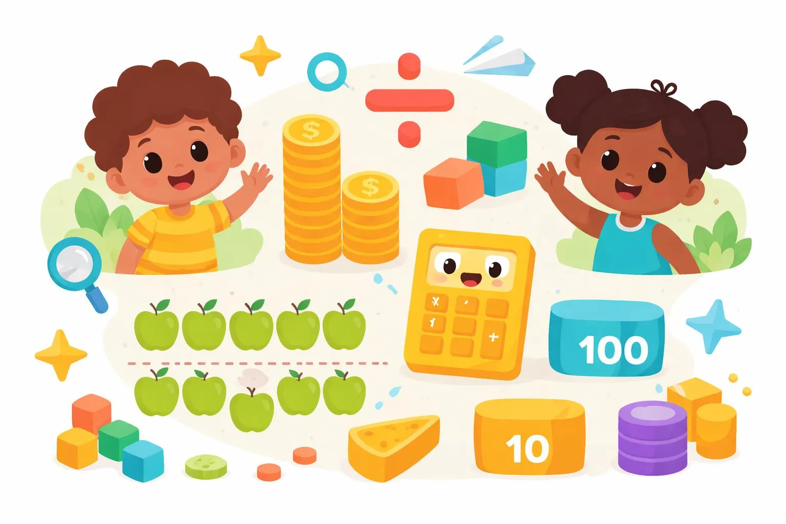 Dividing by 10 & 100, remainders - Free Printable Worksheets for Kids ...