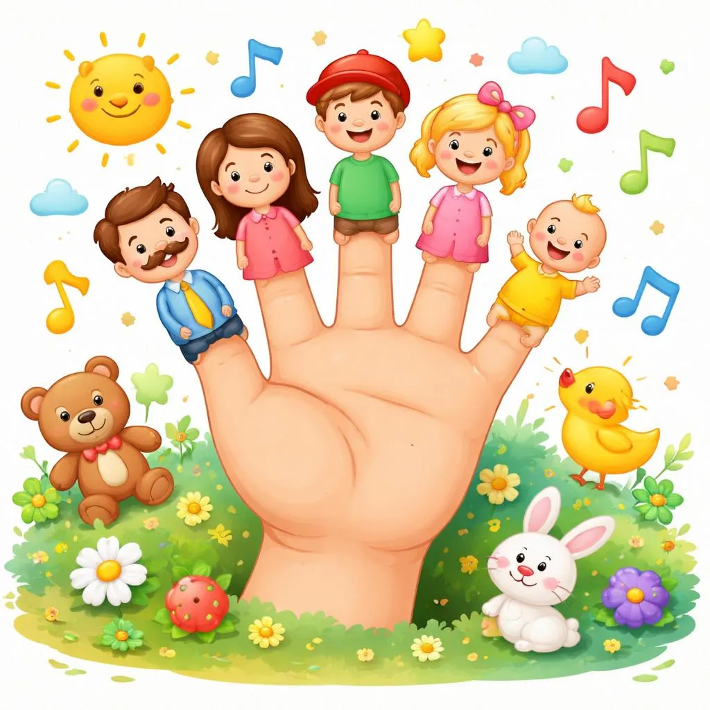 ¿Conoces de memoria todas las letras de las canciones infantiles de la familia de los dedos?
