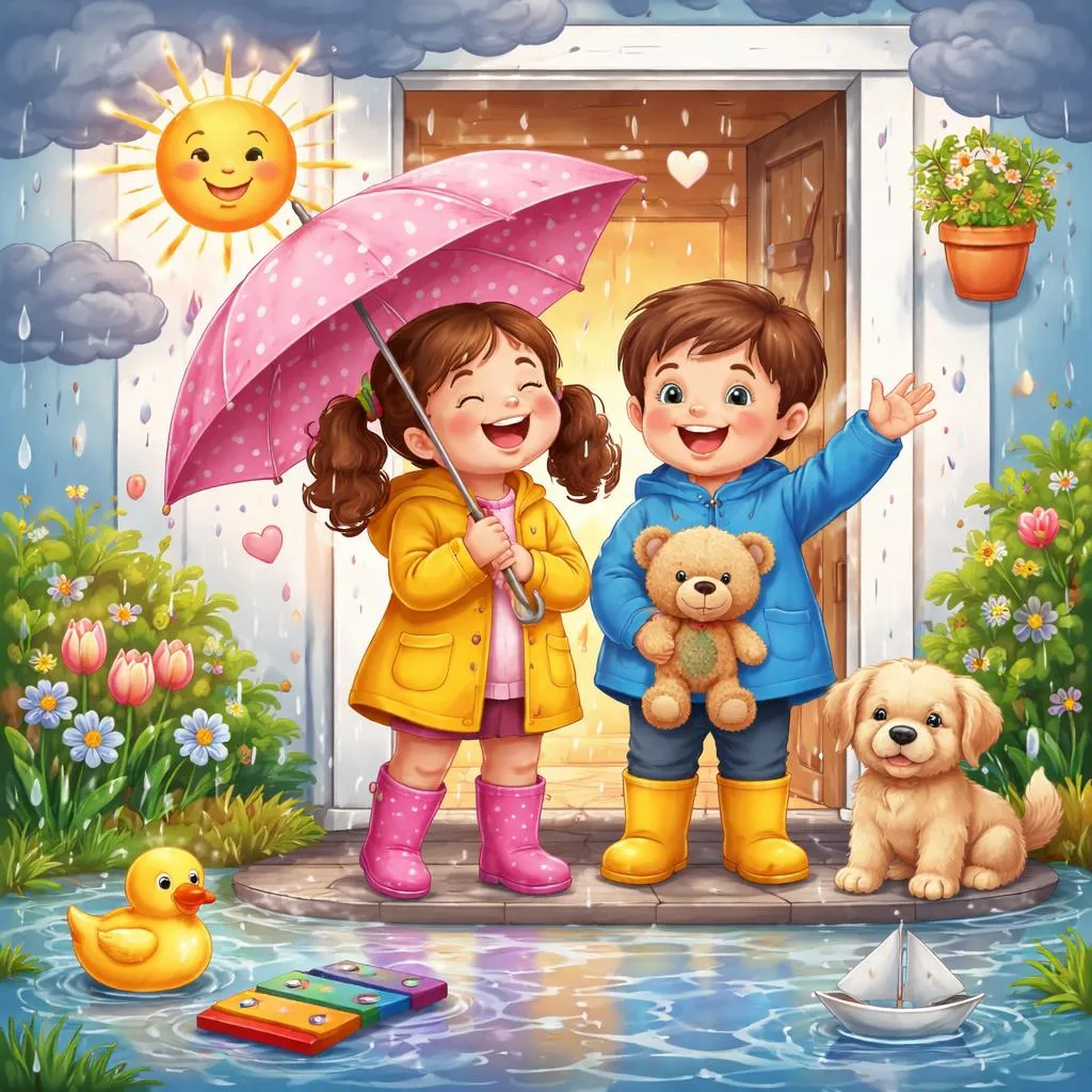 Знаете ли вы все слова песни «Дождик, дождик, уходи» наизусть?