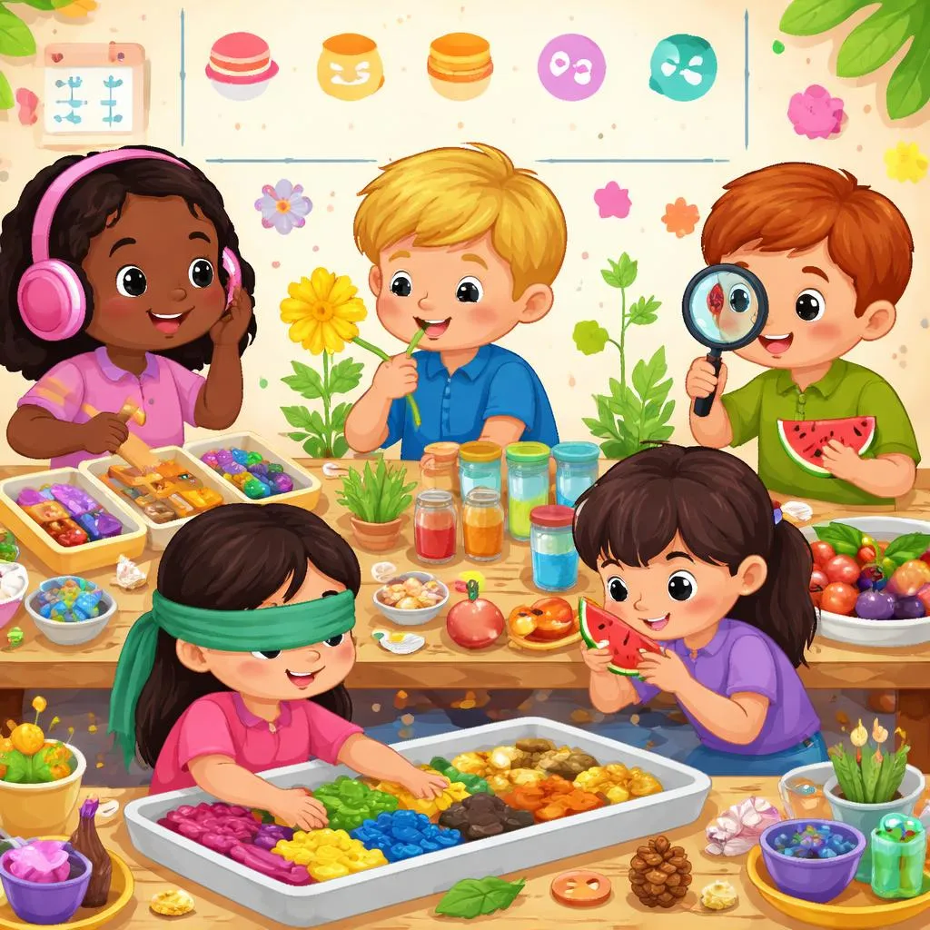 Знаете ли вы лучшие занятия для развития пяти чувств у дошкольников?