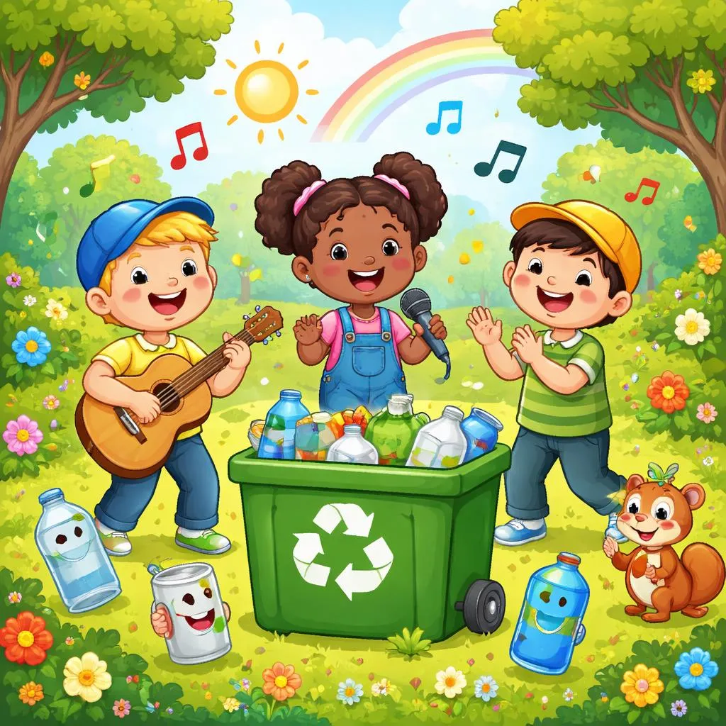 Знаете ли вы запоминающуюся песню о переработке, которая учит детей быть экологичными?