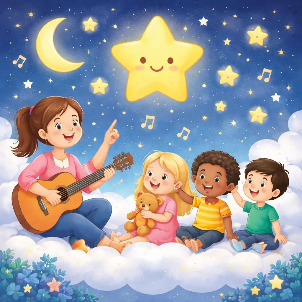 Знаете ли вы полные слова песни «Twinkle Twinkle Little Star» на английском для обучения?