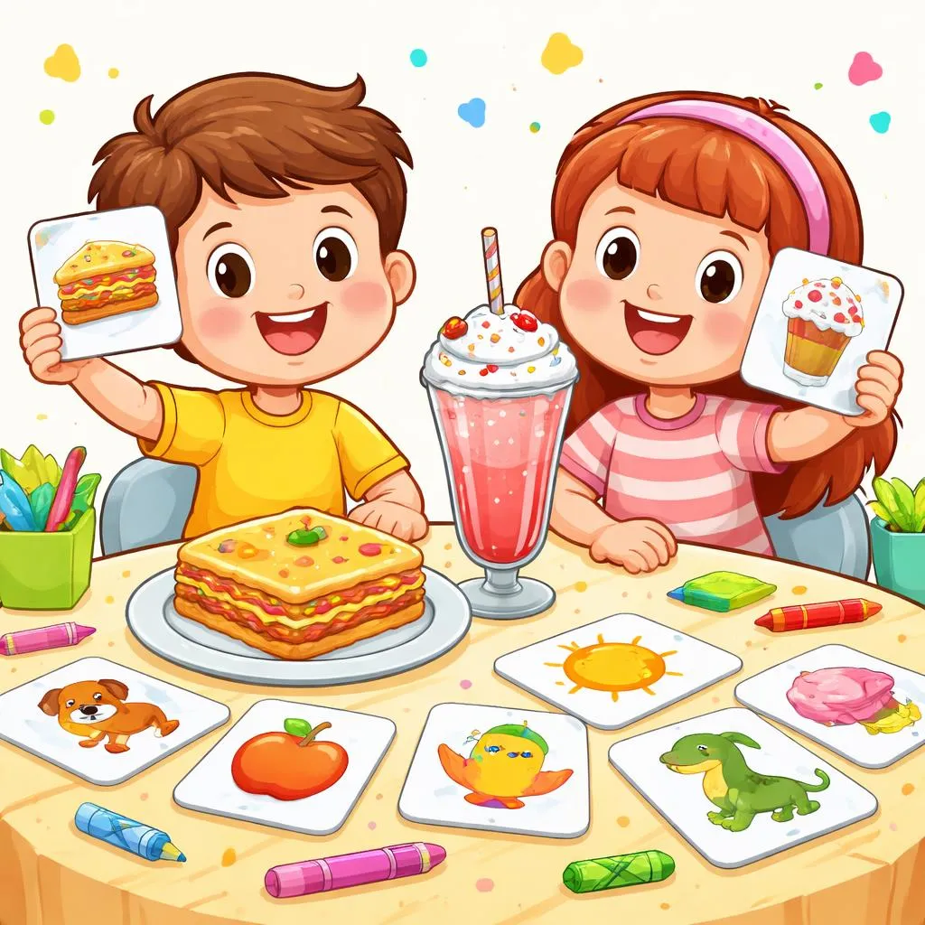 Do You Like Lasagna Milkshakes? Flashcards For Kids – Free Printable PDF