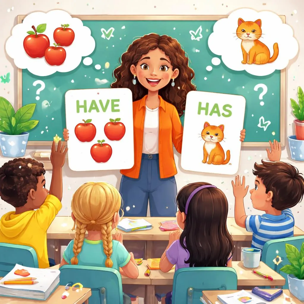 Знают ли ваши ученики, когда использовать Have или Has в предложениях?