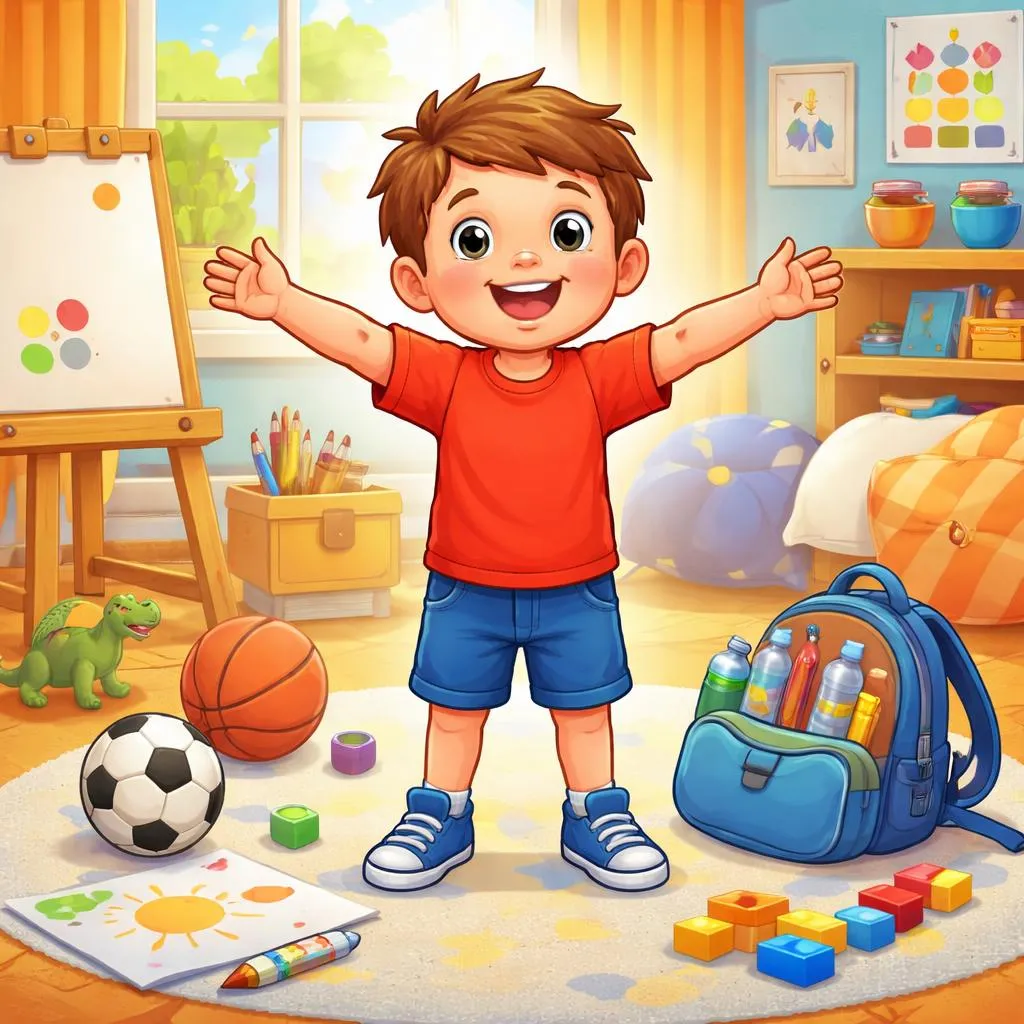 Does a Child Say “I'm Ready” or “All Set” Before Starting an Activity?
