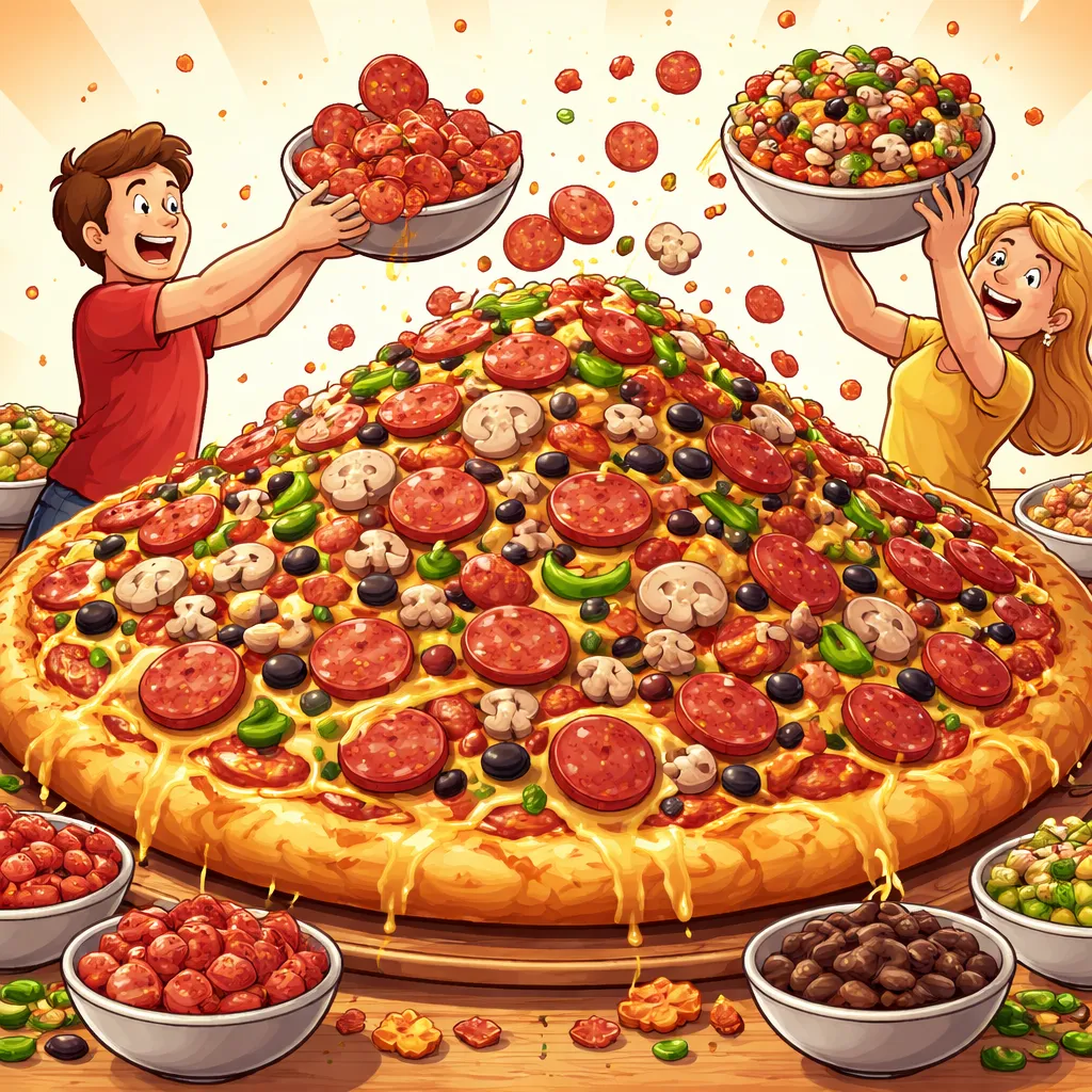 Does a Large Pizza Become Huge When You Add Extra Toppings?