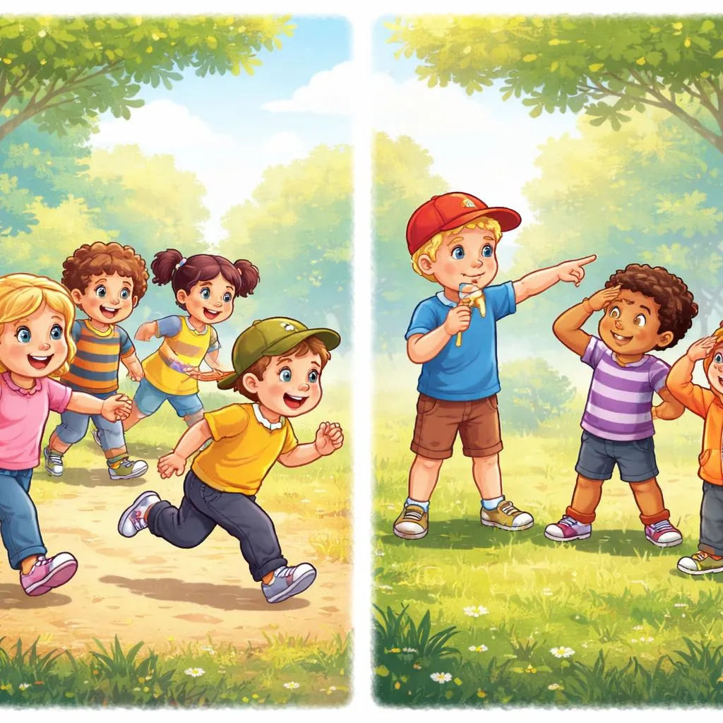 هل يعني اتباع القواعد شيئًا مختلفًا عن الطاعة عندما يلعب الأطفال الألعاب؟