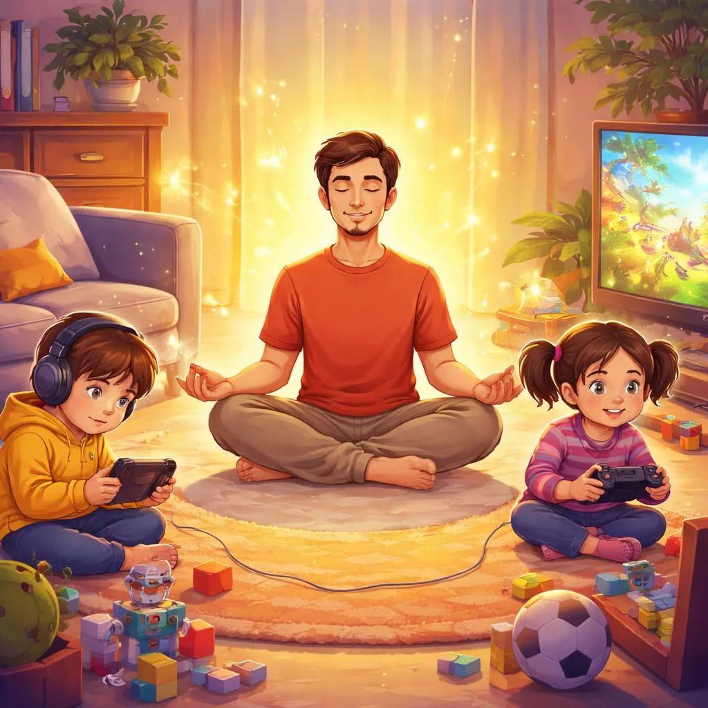 Отличается ли «быть сейчас» от «быть сосредоточенным» в играх детей каждый день?