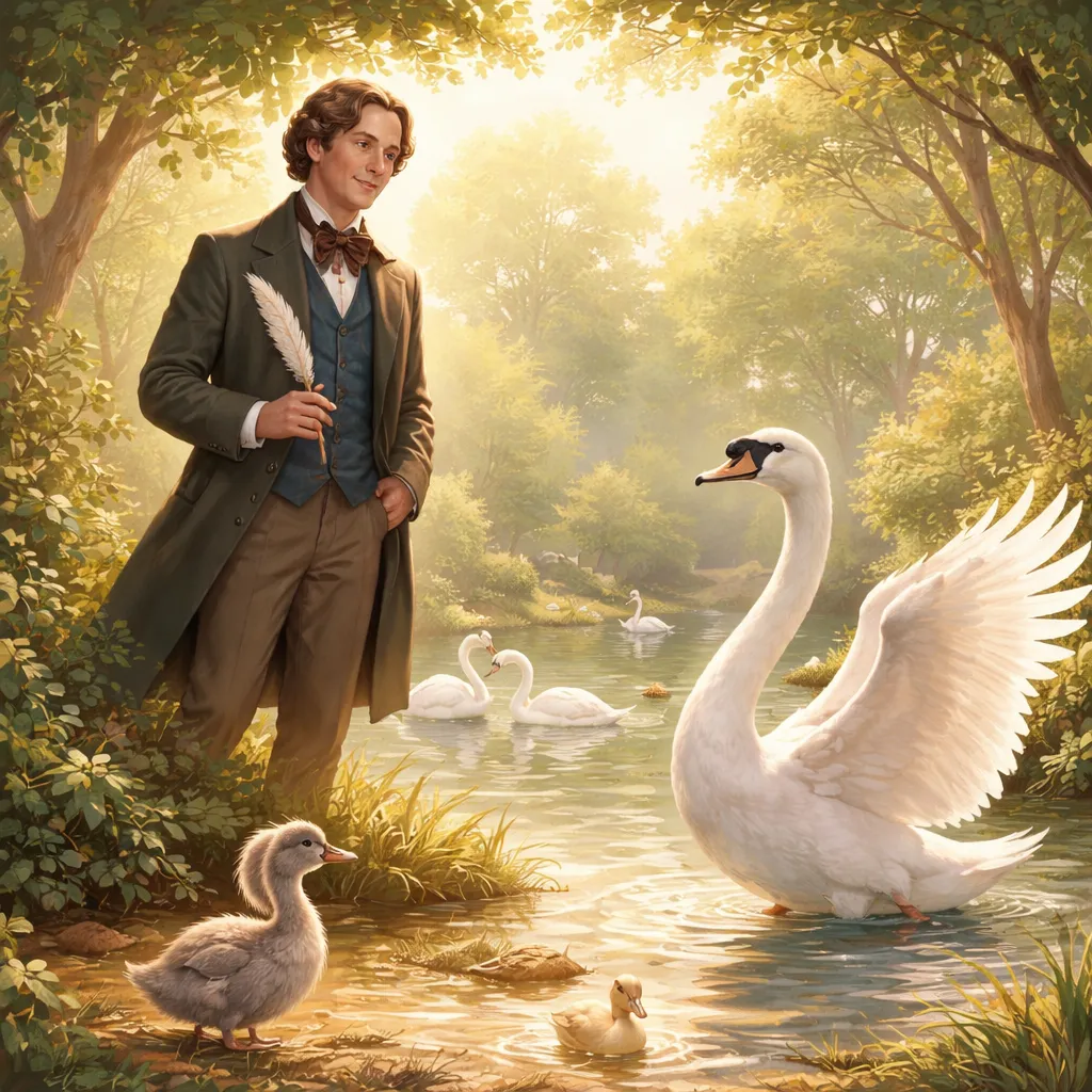 Does the Celebrity Story: Hans Christian Andersen Prove That Ugly Ducklings Can Become Swans?