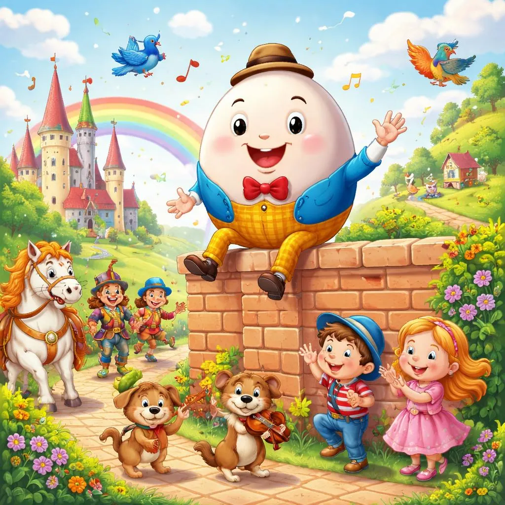 Dumpty Humpty Dumpty: A Playful Nursery Rhyme Journey into English Sounds and Storytelling