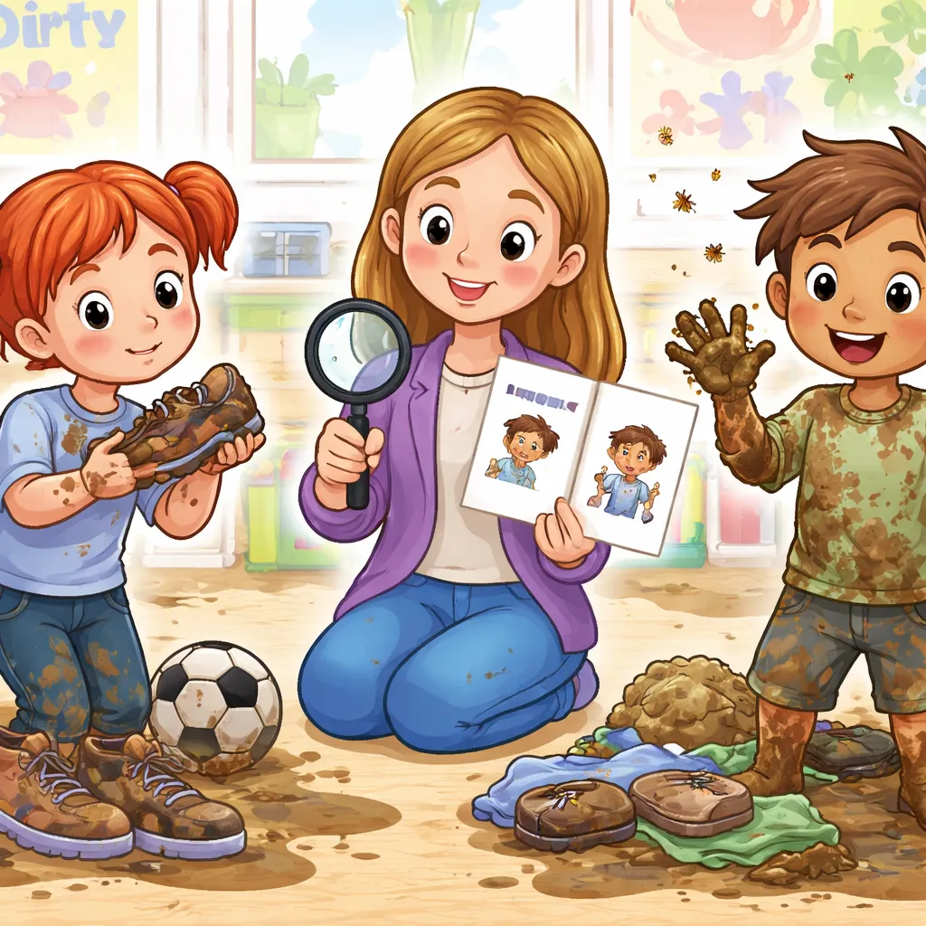 During Daily English Vocabulary Practice, Do “dirty and filthy” Really Mean the Same Thing for Children?