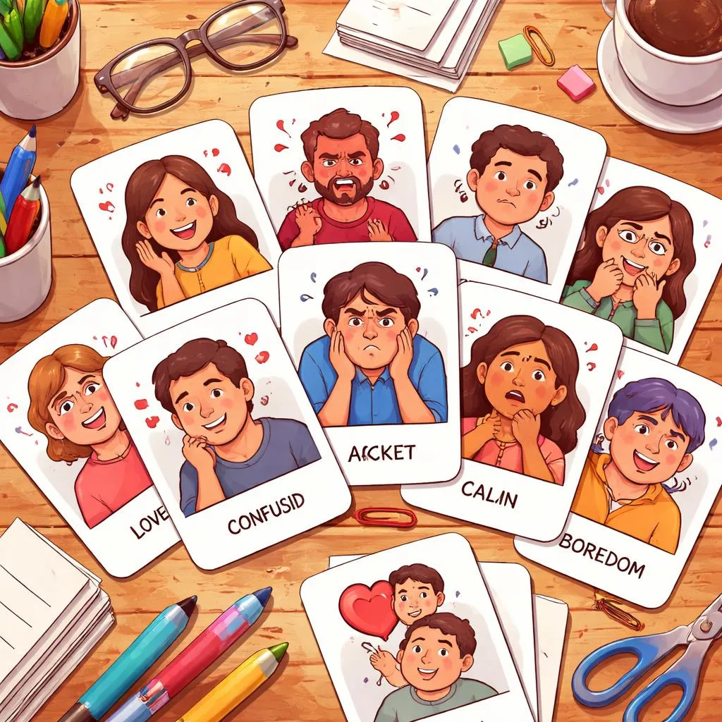 Emotions Flashcards for Adults – Free Printable PDF