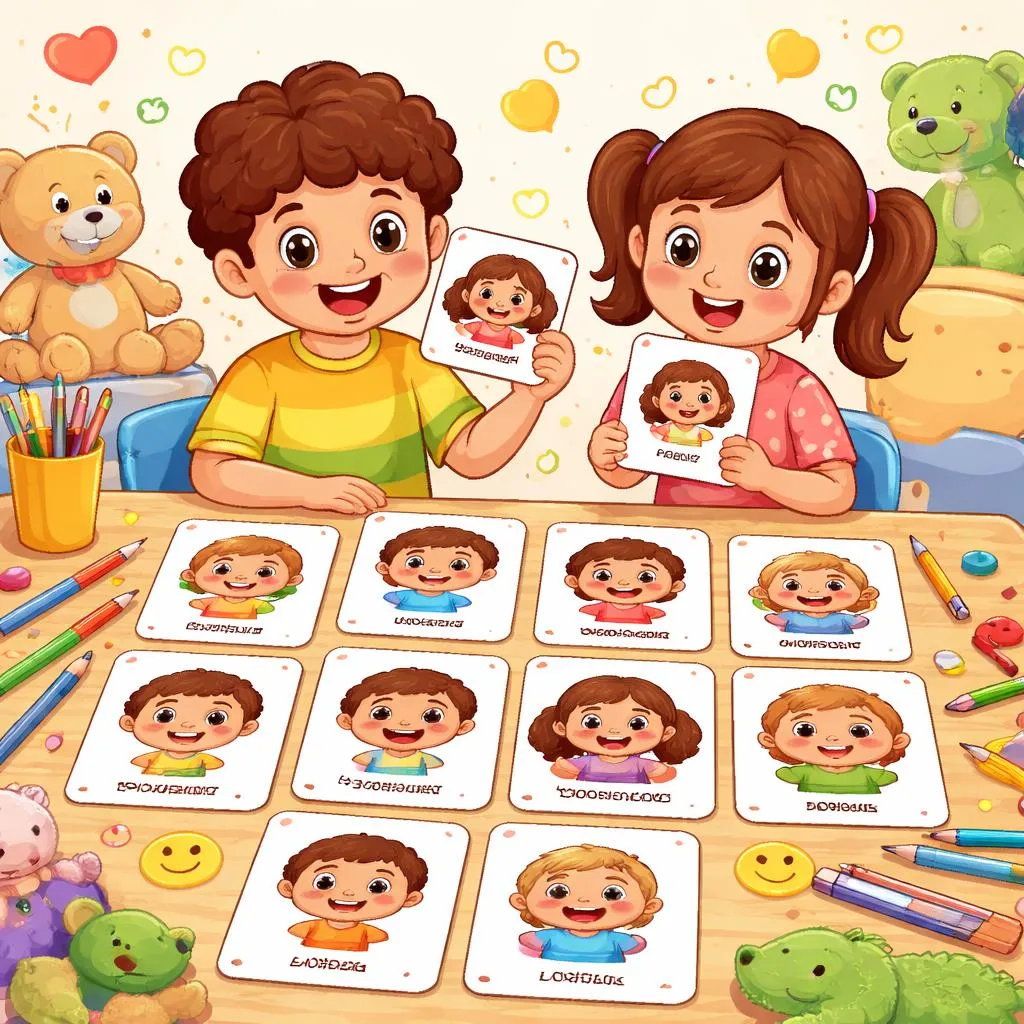 Emotions Flashcards for Children – Free Printable PDF
