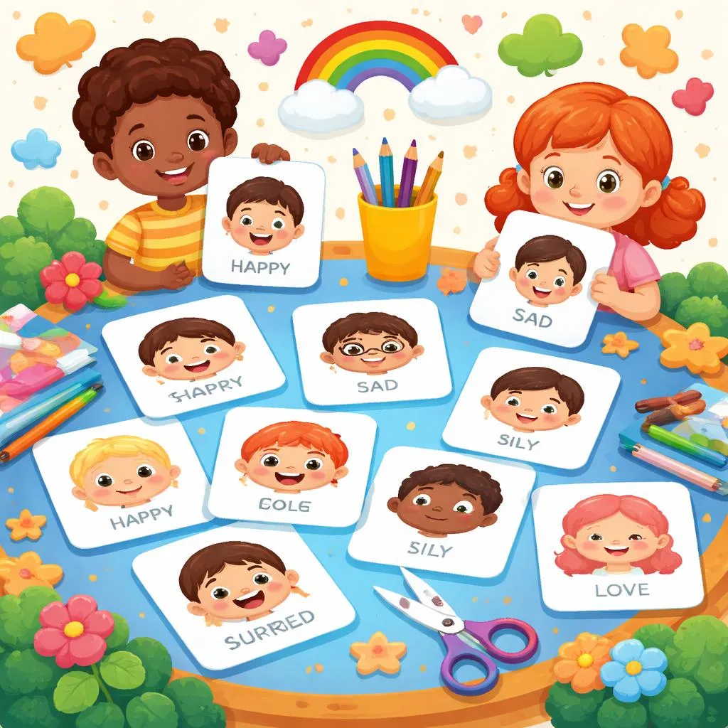 Emotions Flashcards for Preschool – Free Printable PDF