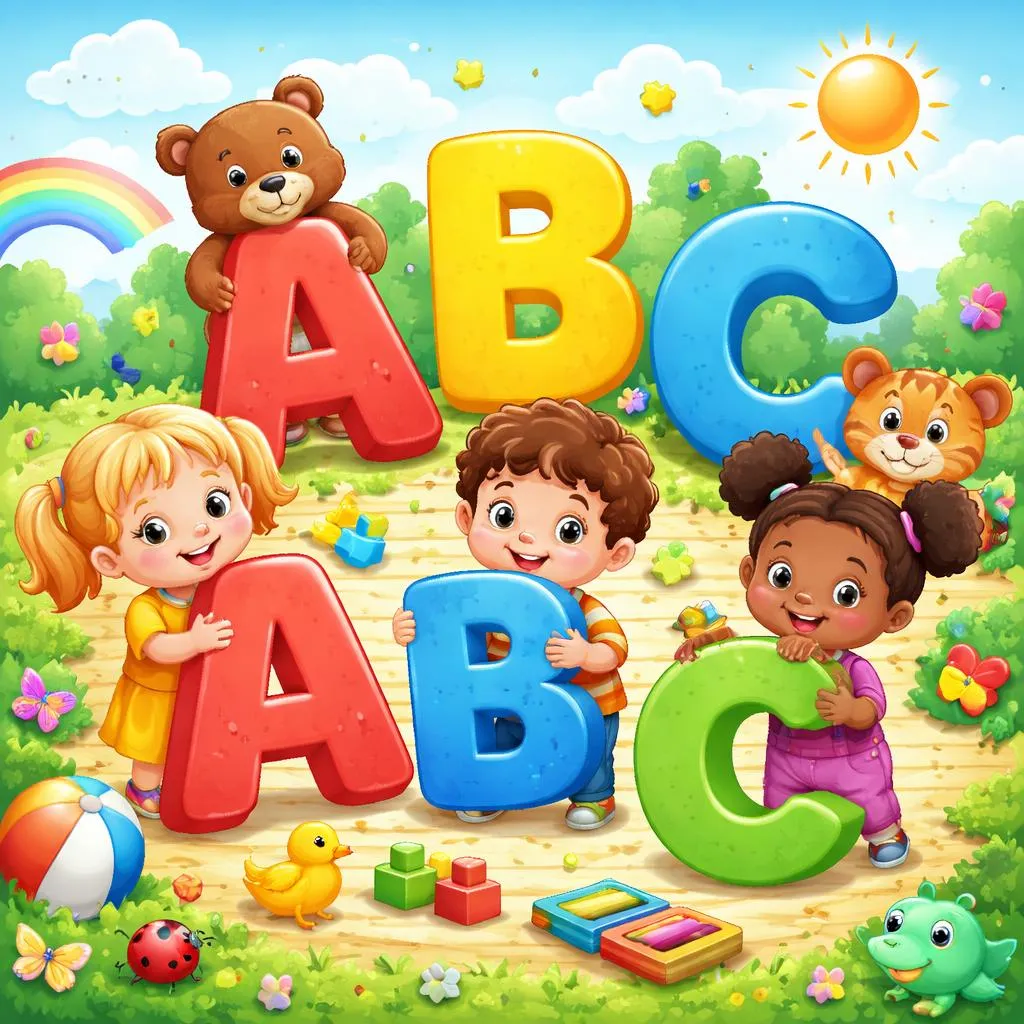 English Letters: Learning the Alphabet for Kids