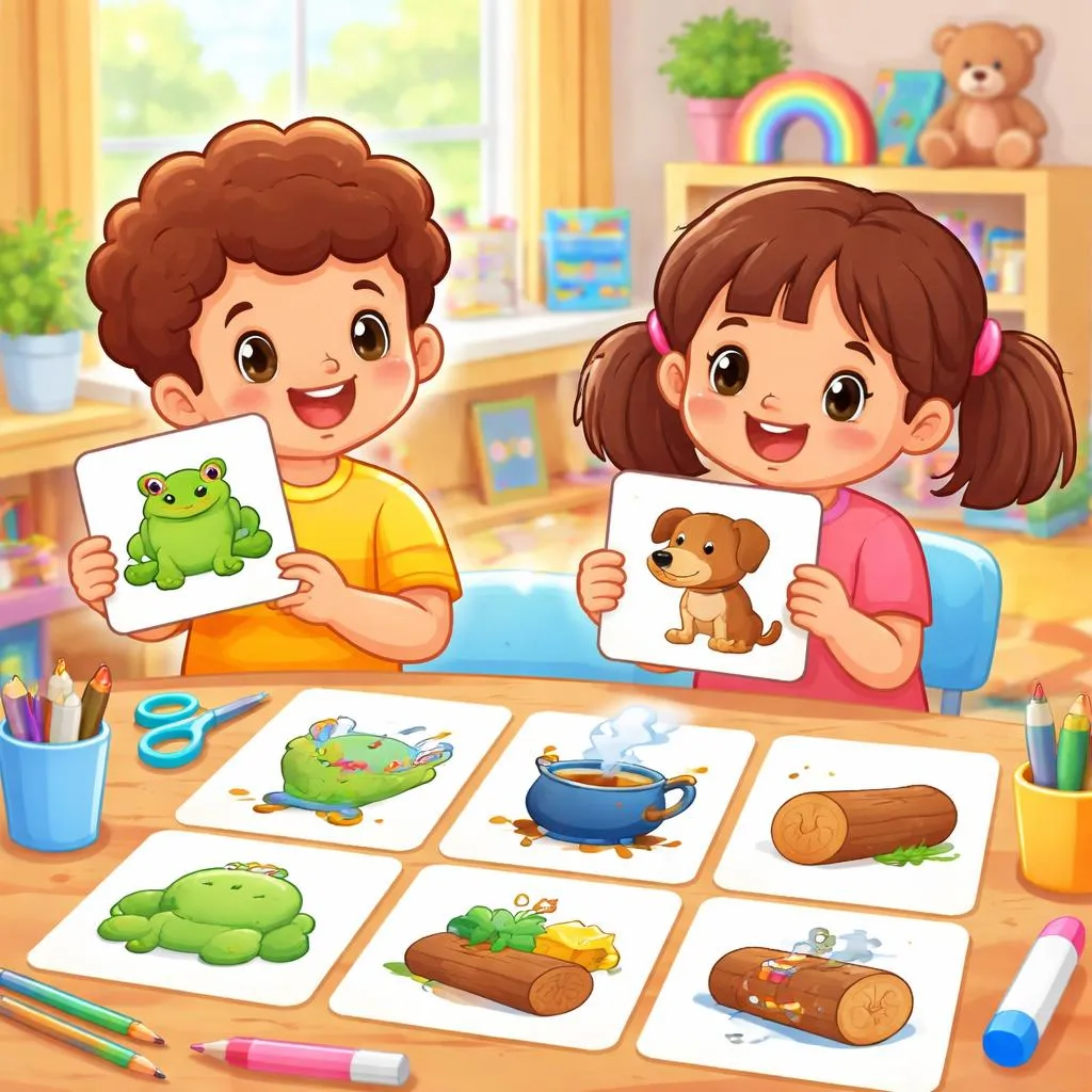 Englische Wortkarten mit „og“ für Kinder – Kostenloses PDF zum Ausdrucken