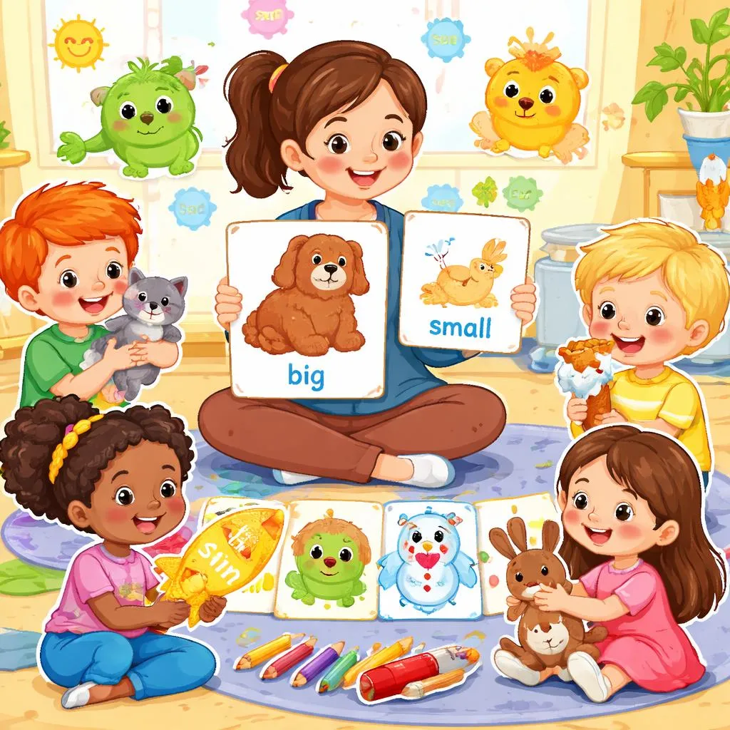 युवा शिक्षार्थियों के लिए स्पष्ट अर्थ, वास्तविक वाक्यों और रचनात्मक कक्षा गतिविधियों के साथ विशेषण के मजेदार और आसान उदाहरणों का अन्वेषण करें