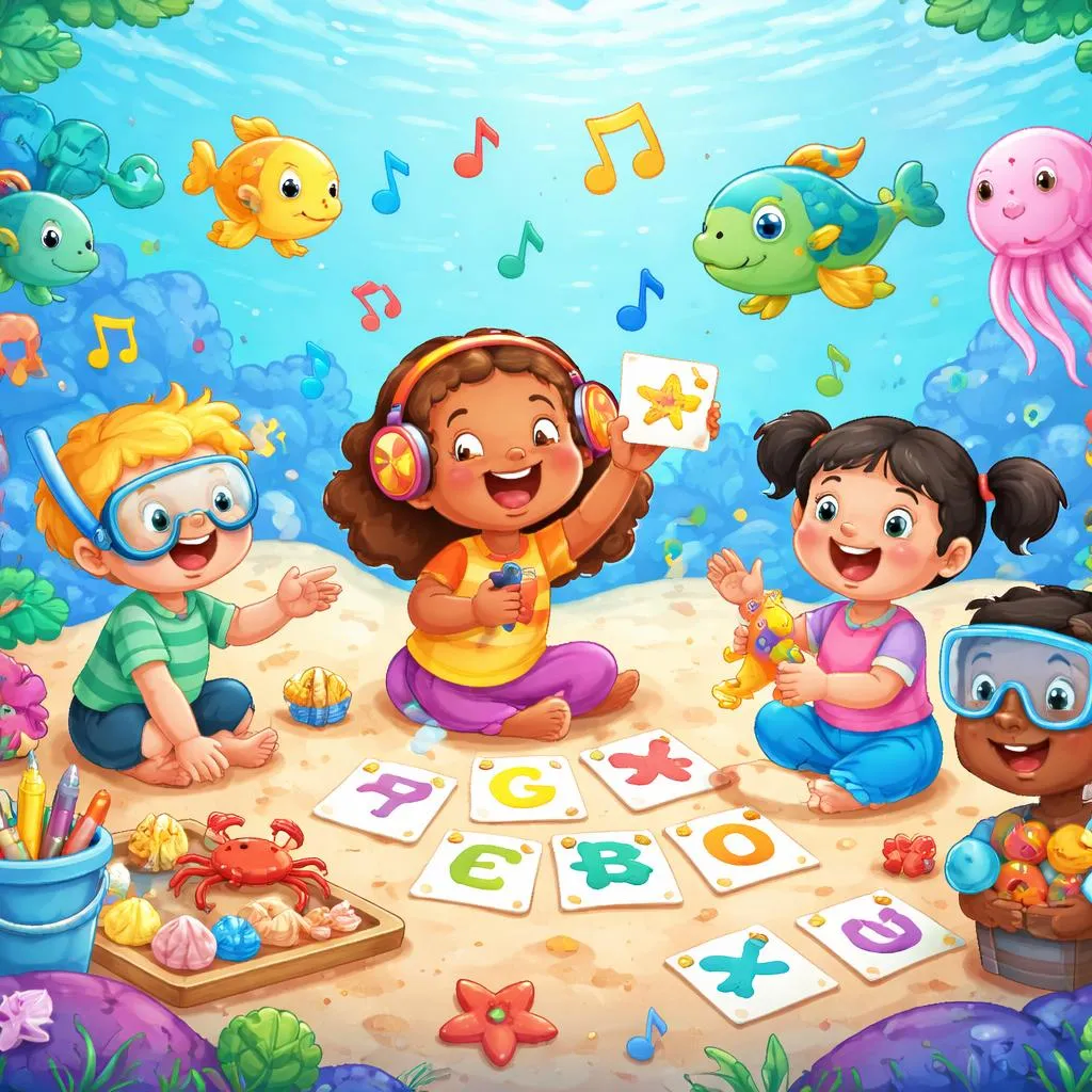 সমুদ্রের গান এবং গানের মাধ্যমে আনন্দময় শিক্ষা: ছোট শিক্ষার্থীদের জন্য মজাদার শব্দভাণ্ডার, ধ্বনি অনুশীলন এবং সৃজনশীল শ্রেণীকক্ষের কার্যকলাপ