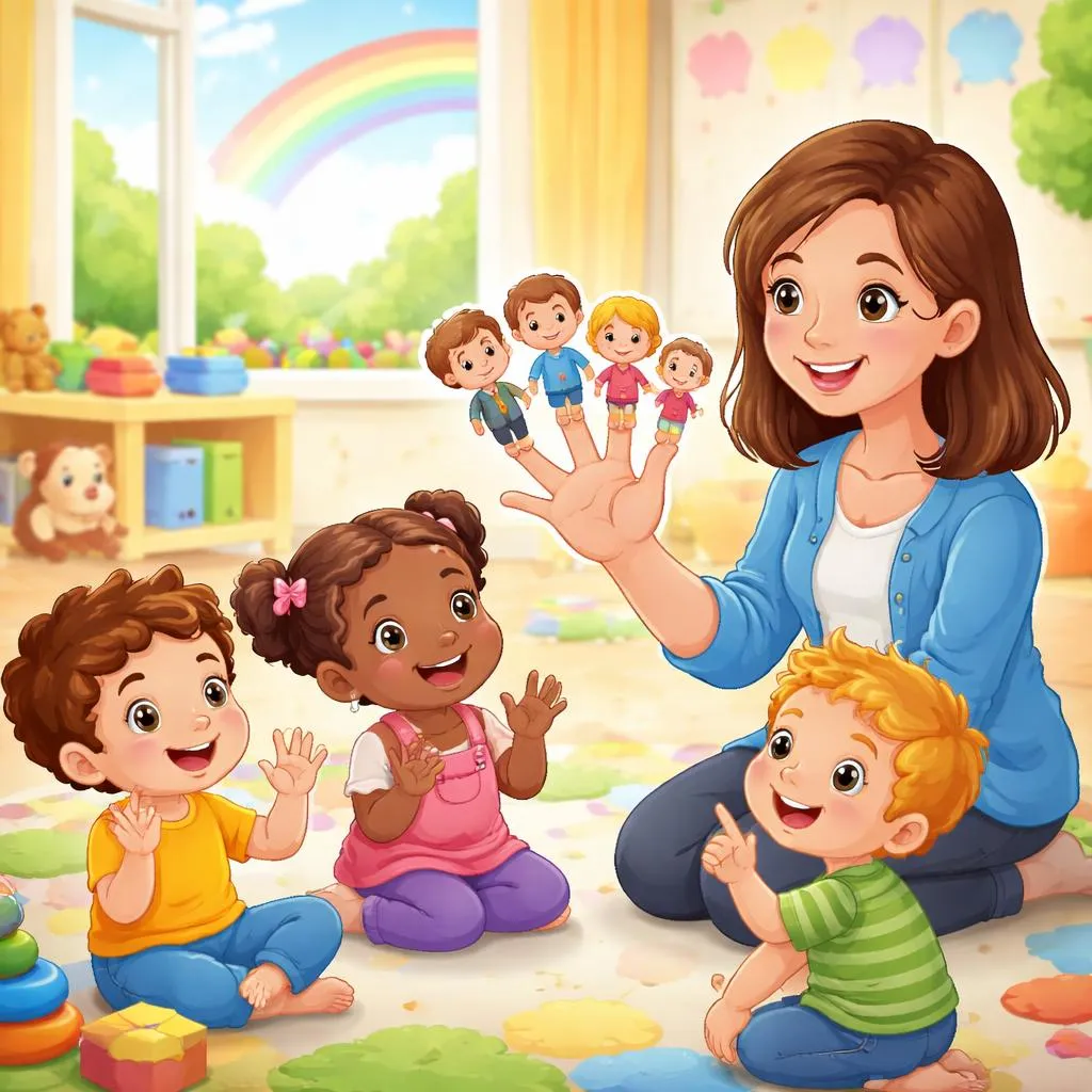 Finger Family “: A Gentle Teacher Guide to Learning English with This Fun Nursery Rhyme