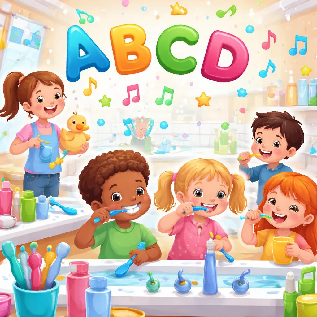 Fun Morning Routines and Alphabet Learning with “abcd in the morning brush your teeth“ Through Songs, Vocabulary, and Creative Classroom Activities