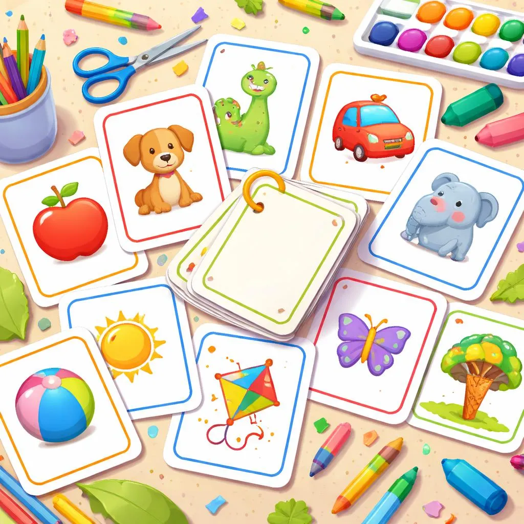 Flashcards de Palavras em Inglês com G para Crianças – PDF Imprimível Gratuito