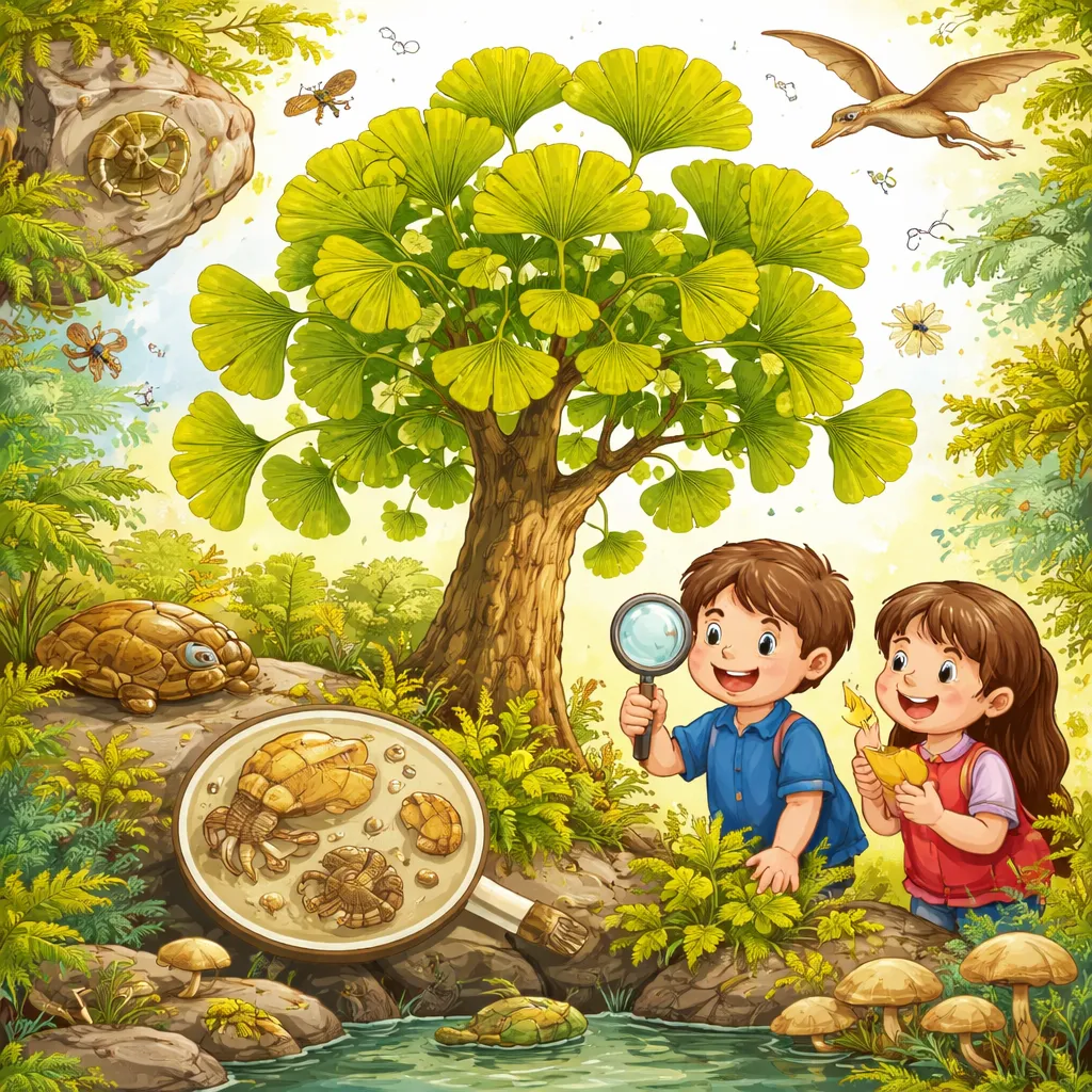 Pernahkah Kamu Melihat Fosil Hidup? Mari Belajar tentang Tanaman Ginkgo!