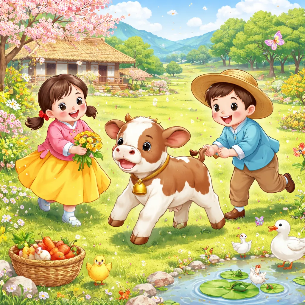 Sudahkah Kamu Bertemu dengan Lagu Korea yang Jenaka: Anak Sapi Kecil (송아지)?