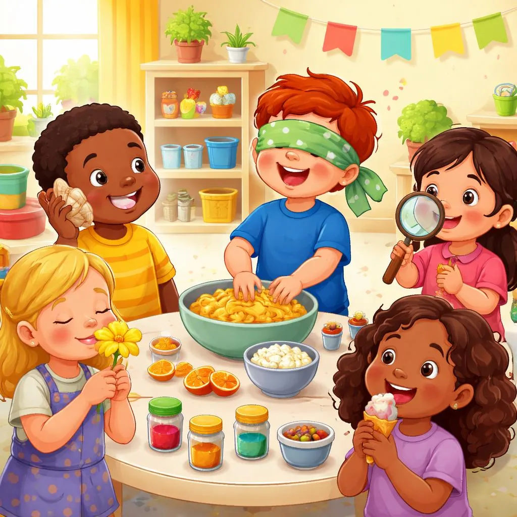 Вы пробовали этот практический урок для дошкольников о 5 чувствах в своем классе?