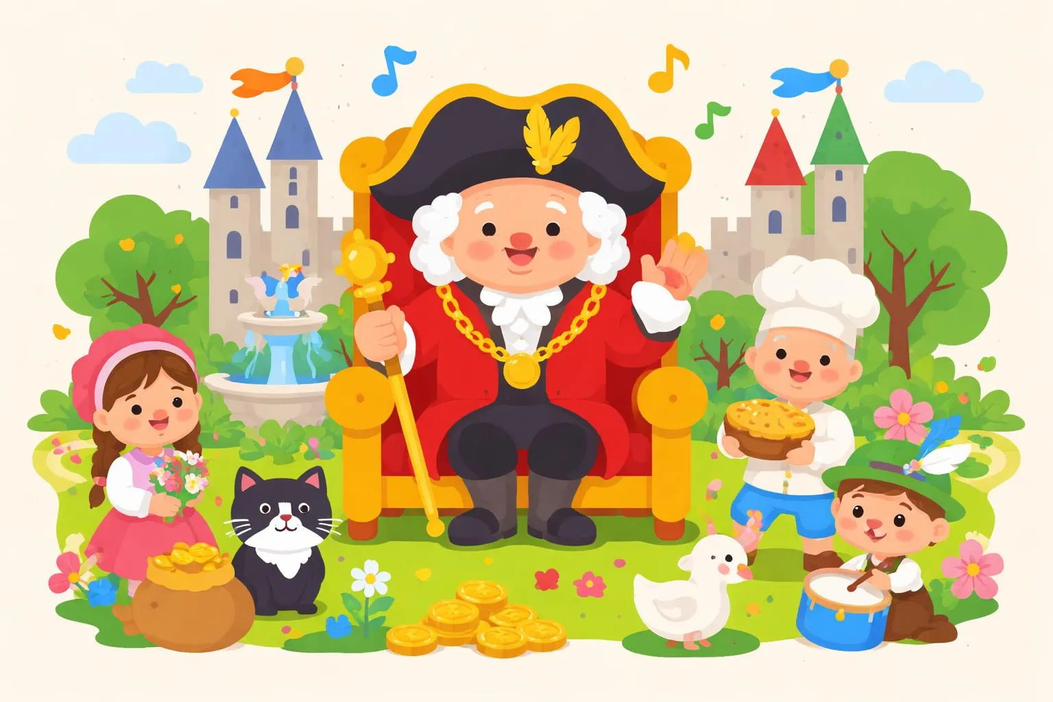 Here Sits the Lord Mayor - Nursery Rhymes And Traditional Poems By FCIT