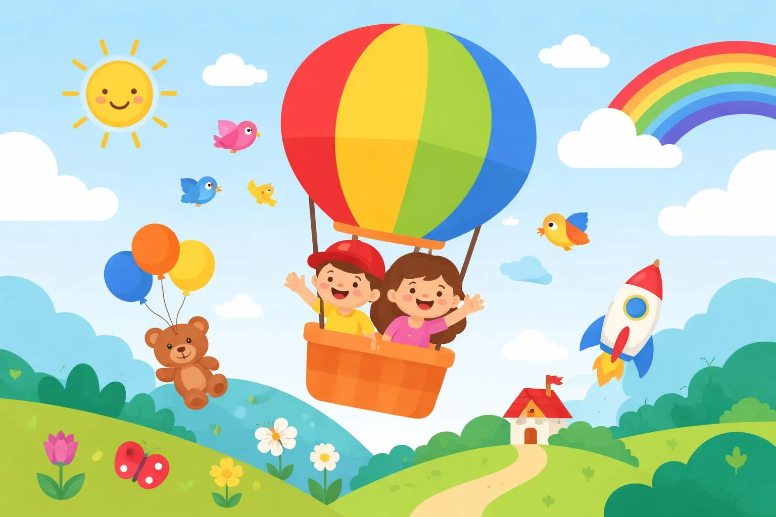 Here We Go Up, Up, Up - Nursery Rhymes And Traditional Poems By FCIT