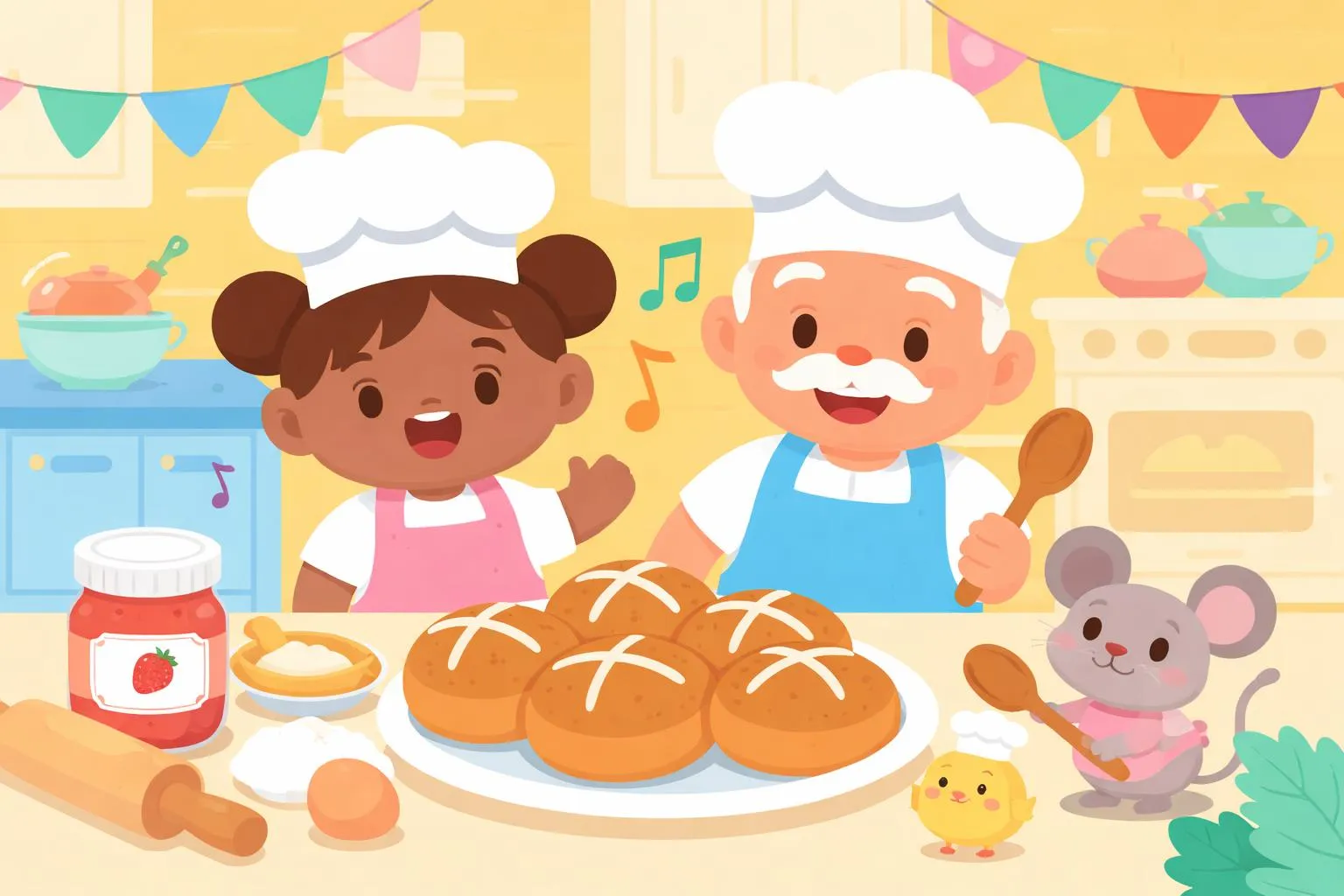 Hot-Cross Buns - Nursery Rhymes And Traditional Poems By FCIT