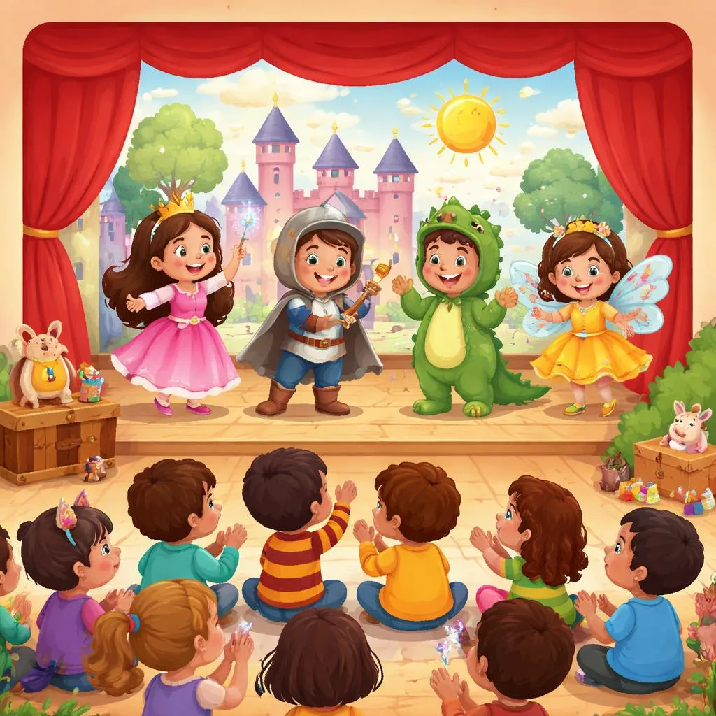 Bagaimana Siswa Prasekolah Usia 5 Tahun Dapat Mempelajari 60 Kalimat Suara & Suasana Hati Utama? Gelar Sebuah Pertunjukan!