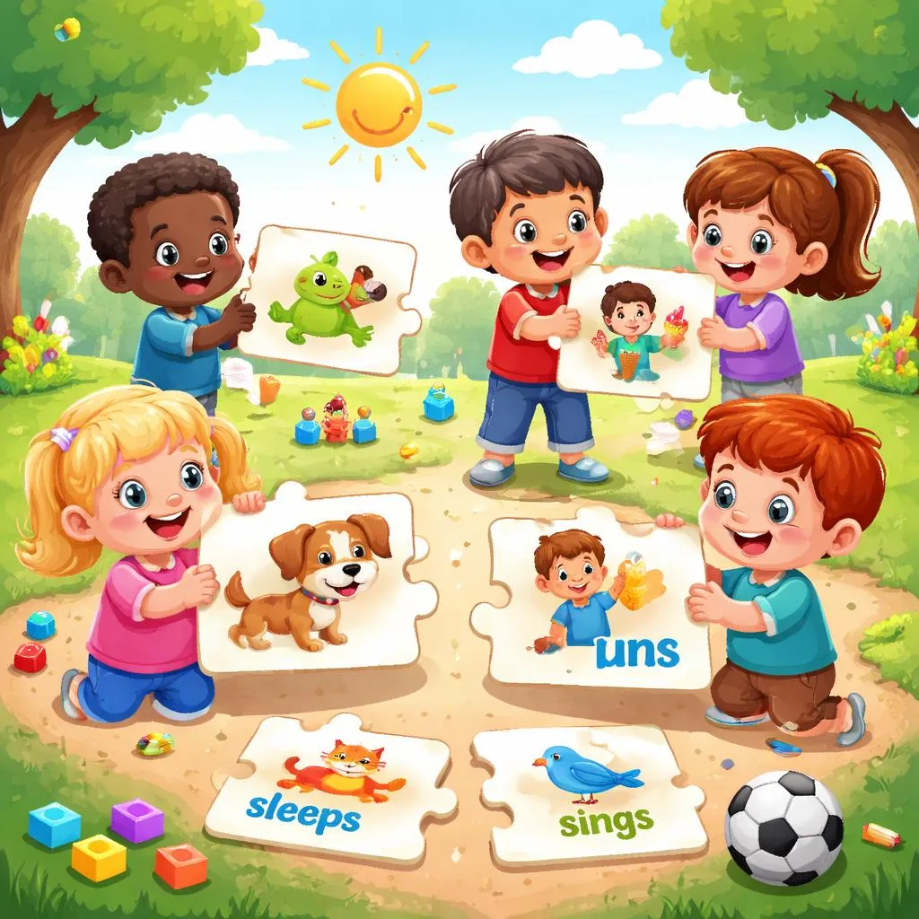 How Can 5-Year-Old Preschoolers Master 60 Key Subject-Verb Agreements? Make a Perfect Word Team!