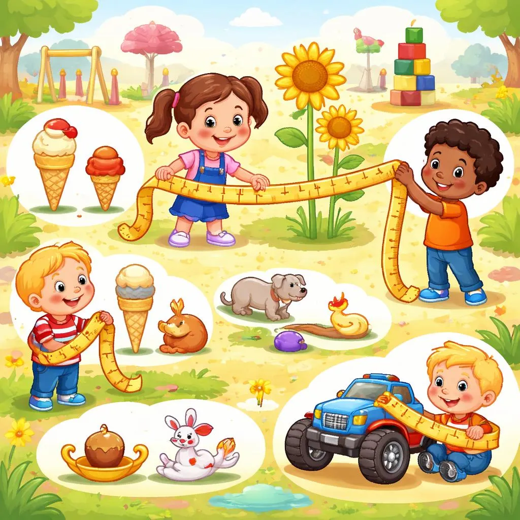 5岁学龄前儿童如何用60个关键比较级和最高级来衡量？使用你的单词测量尺！