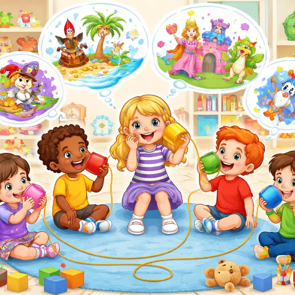 Как 5-летние дошкольники могут делиться историями с помощью 60 ключевых прямых и косвенных речей? Используйте свой телефон для рассказывания историй!