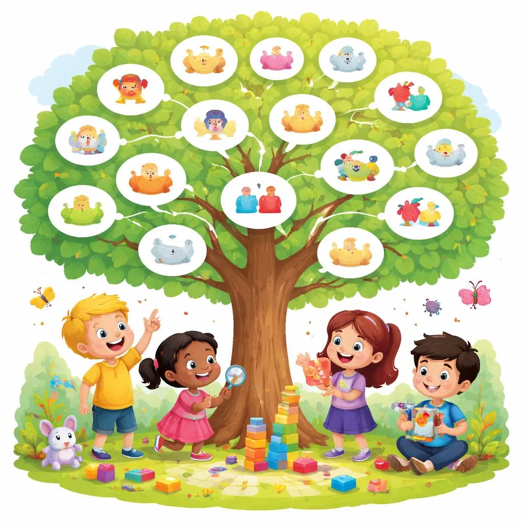 Como Crianças de 5 Anos de Idade Podem Entender 60 Frases Complexas Chave? Cultive Sua Árvore de Frases!