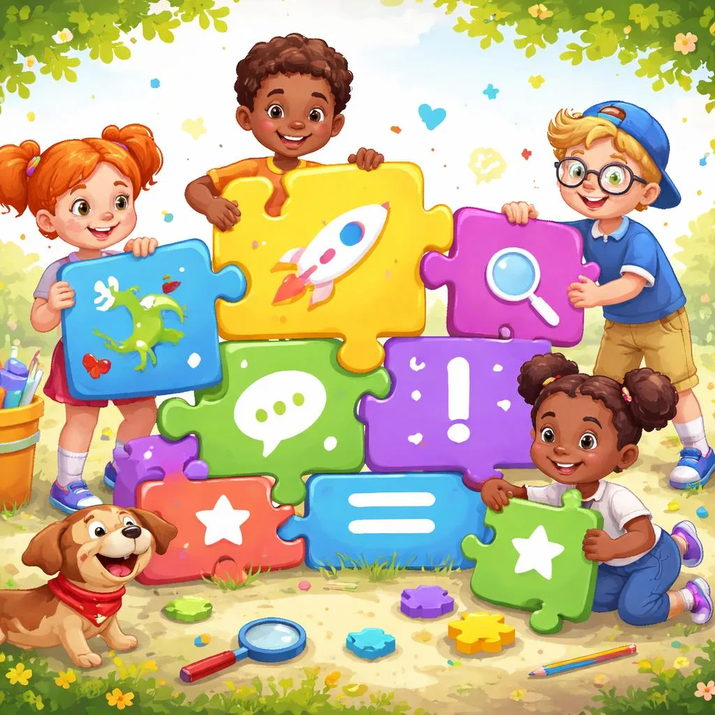 Wie können 7-Jährige 80 unverzichtbare Satzglieder zusammensetzen? Lasst uns eine Satzglieder-Crew aufbauen!