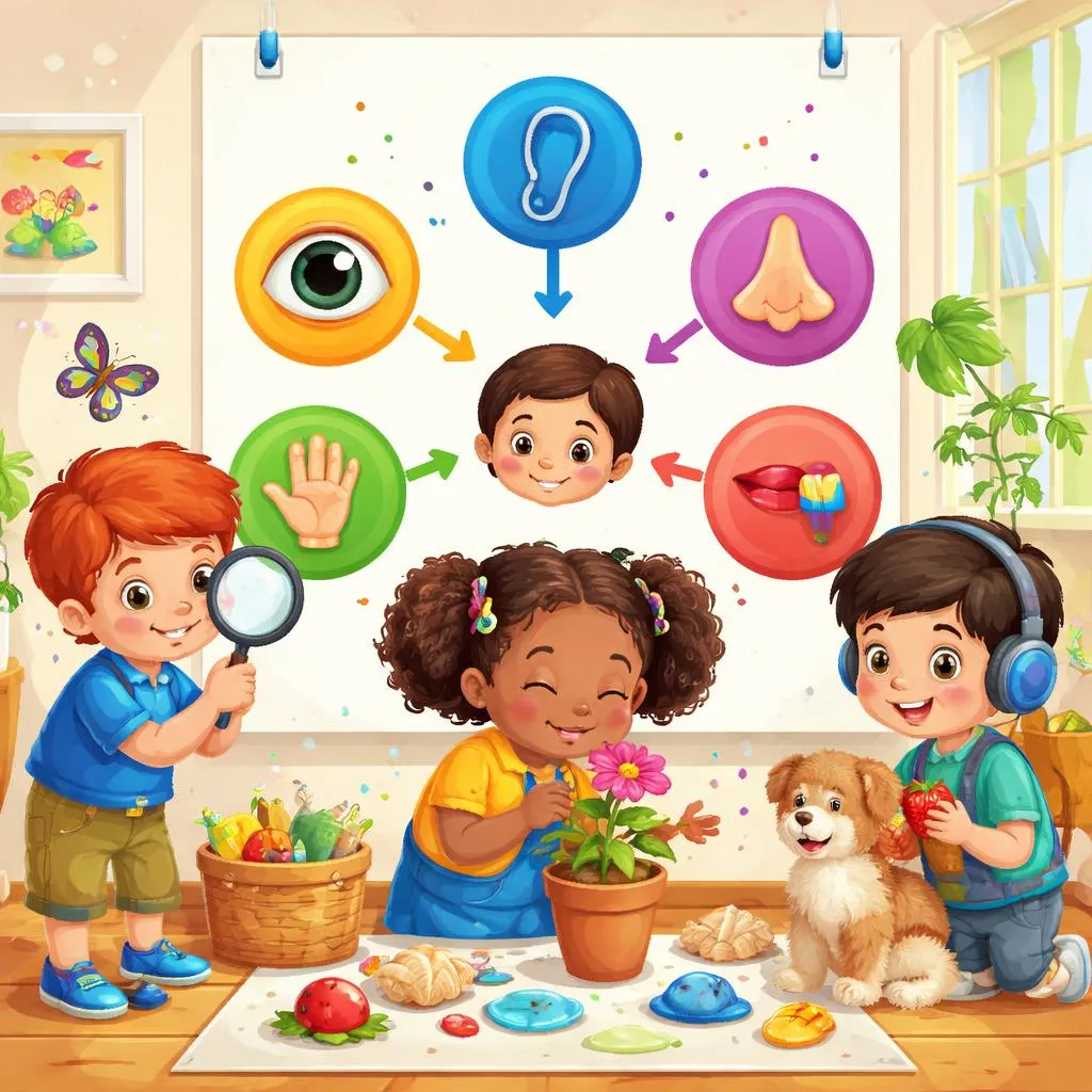 How Can a "5 Senses Anchor Chart" Help Children Learn Descriptive English Vocabulary?