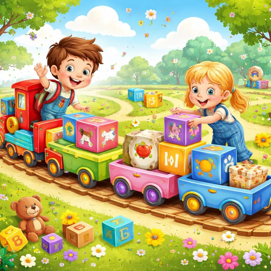 How Can a 5-Year-Old Preschooler Master 60 Key Sentences? Build Your Word Train!