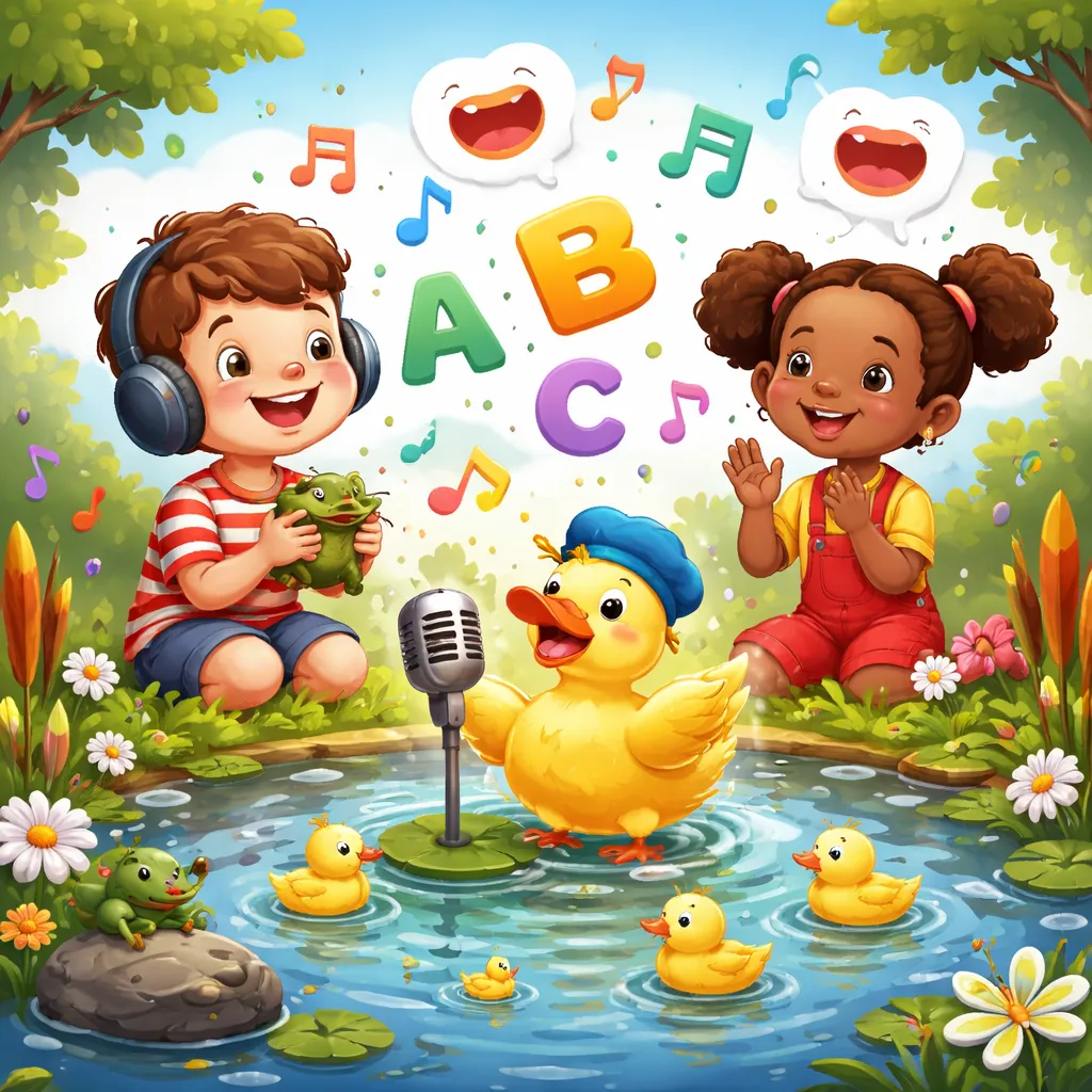 How Can a French Song Like “The Little Duck” Make Learning English Sounds as Fun as a Splash in the Pond?