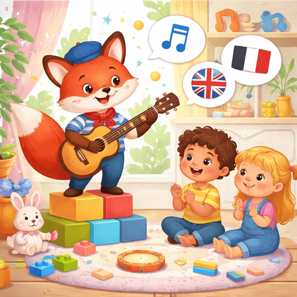 ¿Cómo puede una canción francesa como “El pequeño zorro” enseñar a tu hijo sobre la astucia y los sonidos del inglés?