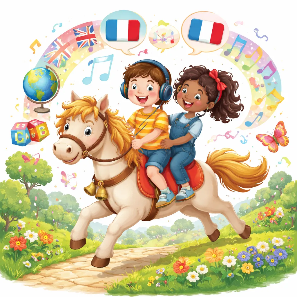 How Can a French Song Like “The Little Horse” Gallop Into Your Child’s English Learning Adventure?