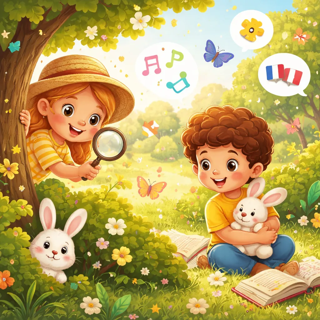 How Can a French Song Like “The Little Rabbit” Make Learning English Feel Like a Gentle Game of Hide-and-Seek?