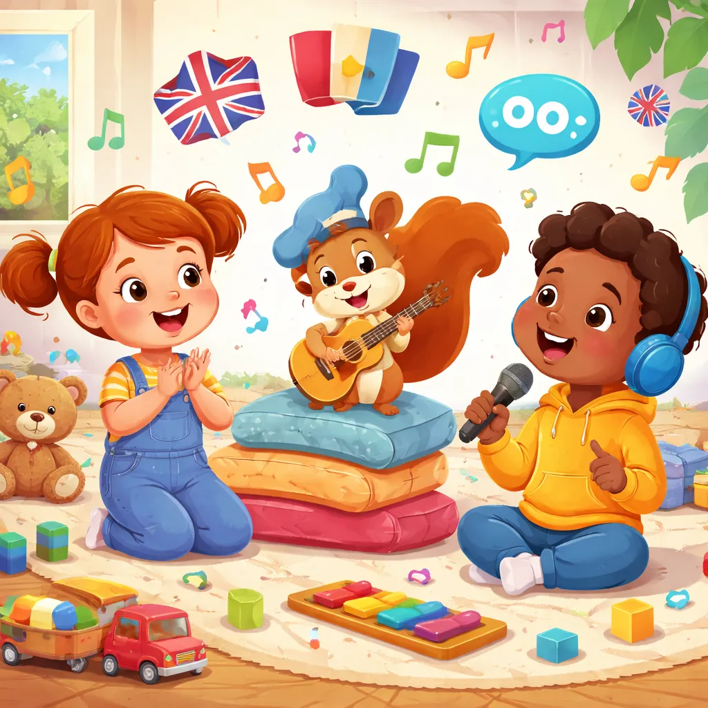 ¿Cómo puede una canción francesa como “El pequeño ardilla” enseñar a tu hijo sobre el juego y los sonidos del inglés?