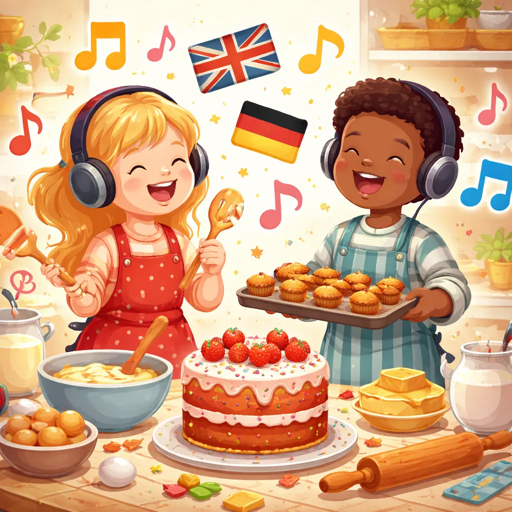 一首像“烤吧，烤吧蛋糕（Backe, backe Kuchen）”的德国歌曲，如何让英语学习变得温暖又美味？