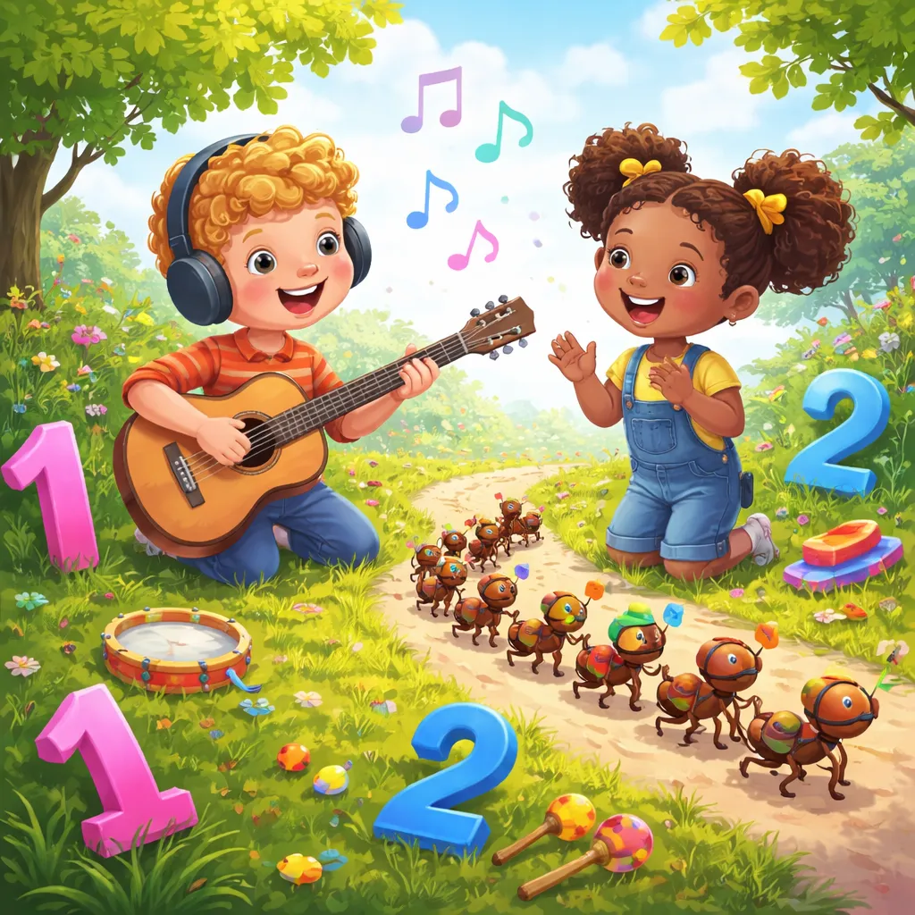 Como uma Canção Alemã Como “As Formigas Marchando” Pode Ajudar Seu Filho a Aprender Inglês com Ritmo e Números?