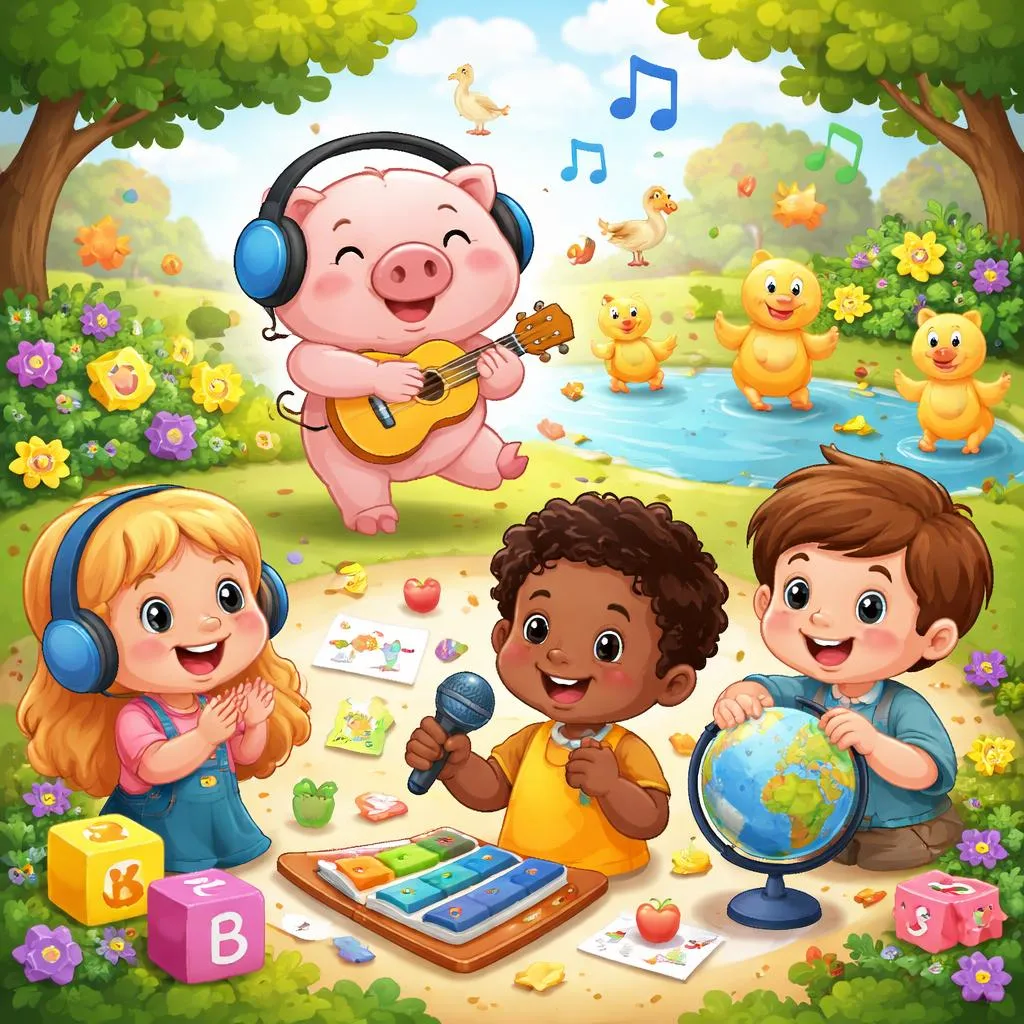 How Can a Portuguese Song Like “The Little Pig (O Porquinho)” Make English Learning Playful and Fun?