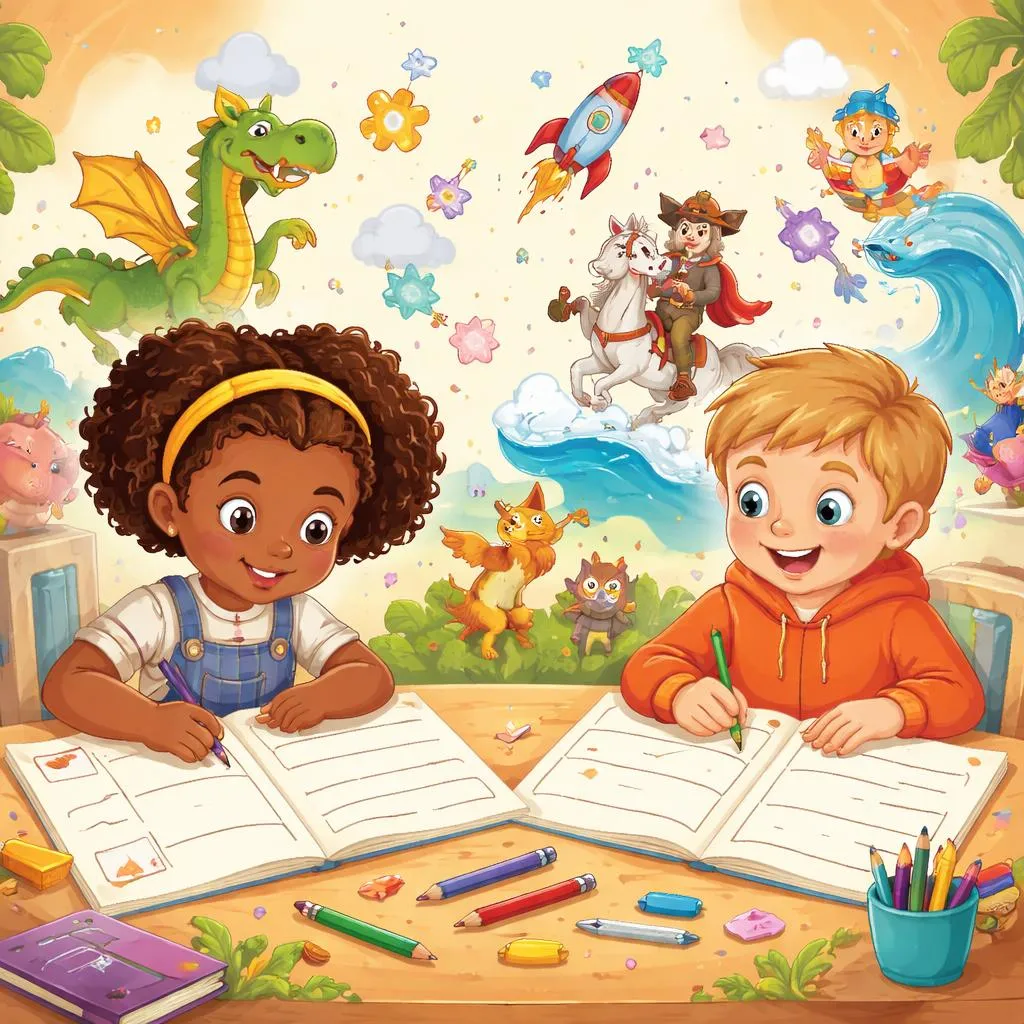 How Can a Template for Children's Story Book Help Young Writers Create Their Own Tales?